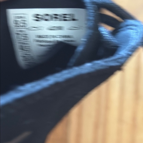 Sorel sz 9.5 Evie II Lace up  Bootie Black suede boot NWOT new condition - Picture 10 of 16